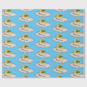 Papier Cadeau Illustration de citron cheesecake (Plat)