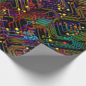 Papier Cadeau Illustration de conception de carte de circuit Cus (Coin)