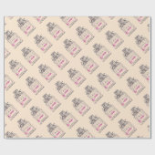 Papier Cadeau Illustration de couleur pour aquarelle de mode de (Plat)