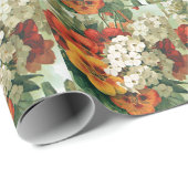 Papier Cadeau Illustration de couverture du catalogue de graines (Coin rond)