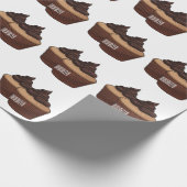 Papier Cadeau Illustration de Cupcake (Coin)