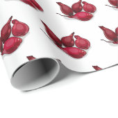 Papier Cadeau Illustration de dessin animé Shallot (Coin rond)