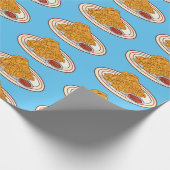 Papier Cadeau Illustration de dessin animé sur le poulet frit (Coin)