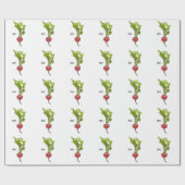 Papier Cadeau Illustration de dessin Radish (Plat)