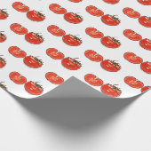 Papier Cadeau Illustration de dessin sur la tomate (Coin)