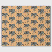 Papier Cadeau illustration de donkey (Plat)