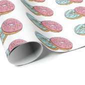 Papier Cadeau Illustration de Donut (Coin rond)