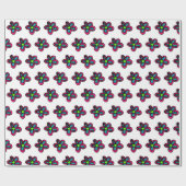 Papier Cadeau Illustration de flux (Plat)