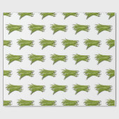 Papier Cadeau Illustration de haricots verts (Plat)