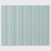 Papier Cadeau illustration de Hibou Bleu (Plat)