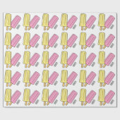 Papier Cadeau Illustration de Ice pop (Plat)