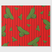 Papier Cadeau Illustration de Jalapeño (Plat)