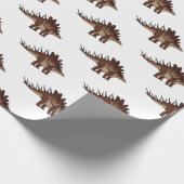 Papier Cadeau Illustration de Kentrosaurus (Coin)