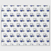 Papier Cadeau Illustration de la charrette alimentaire (Plat)