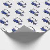 Papier Cadeau Illustration de la charrette alimentaire (Coin)