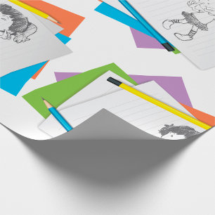 Papier Cadeau Illustration de la danse des filles