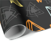 Papier Cadeau Illustration de la main des triangles Abstraits (Coin rond)