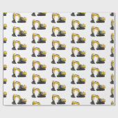 Papier Cadeau Illustration de la pelle Crawler (Plat)