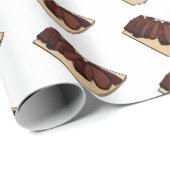 Papier Cadeau Illustration de la poitrine de boeuf (Coin rond)