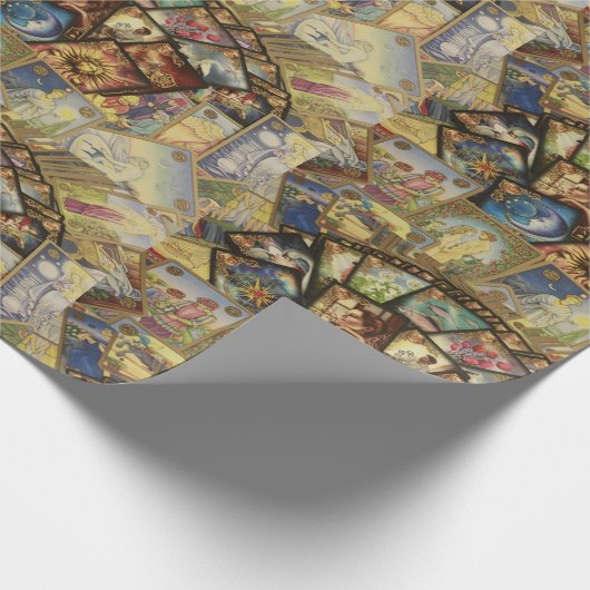 Papier Cadeau Illustration de la propagation de la plaque de la (Coin)