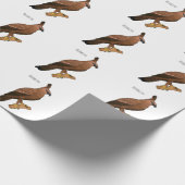 Papier Cadeau Illustration de l'aigle à faucon de Javan (Coin)