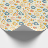 Papier Cadeau Illustration De L'Amusement Au Soleil (Coin)