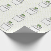 Papier Cadeau Illustration de lave-linge mignonne (Coin)