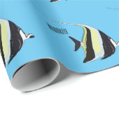 Papier Cadeau Illustration de l'idole mauresque (Coin rond)