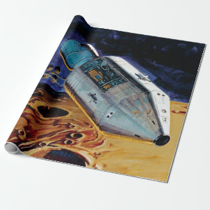 Papier Cadeau Illustration de l'orbite lunaire du sous-satellite
