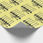 Papier Cadeau Illustration de l'ustensile de cuisine (Coin)