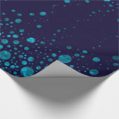 Papier Cadeau Illustration de nuit étoilée (Coin)