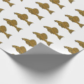 Papier Cadeau Illustration de poisson Pleco (Coin)