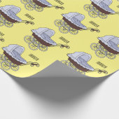 Papier Cadeau Illustration de poussette (Coin)