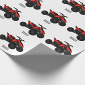 Papier Cadeau Illustration de Quad bike atv (Coin)