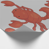 Papier Cadeau Illustration de scorpion rouge