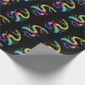 Papier Cadeau Illustration de serpent coloré (Coin)