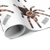 Papier Cadeau Illustration de Tarantula (Coin rond)