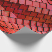 Papier Cadeau Illustration de tuiles rouges (Coin)
