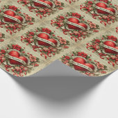 Papier Cadeau Illustration décorative Heureuse Sainte-Valentin (Coin)