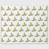 Papier Cadeau Illustration d'huile d'olive (Plat)