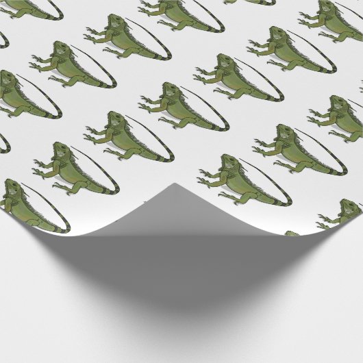 Papier Cadeau Illustration d'Iguana (Coin)
