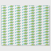 Papier Cadeau Illustration du caméléon de Jackson (Plat)