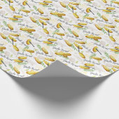 Papier Cadeau Illustration du pain d'ail Motif V1 (Coin)