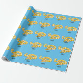 Papier Cadeau Illustration du serpent python birman (Déroulé)