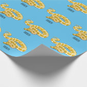 Papier Cadeau Illustration du serpent python birman (Coin)