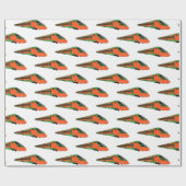 Papier Cadeau Illustration du train à balles (Plat)