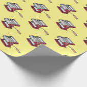 Papier Cadeau Illustration d'un fabricant de pâtes alimentaires (Coin)