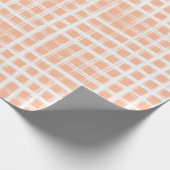 Papier Cadeau Illustration géométrique de grille dessinée à la m (Coin)