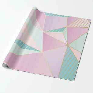 Papier Cadeau (illustration) gold line background, abstract arti