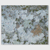 Papier Cadeau Illustration grise et verte (Plat)
